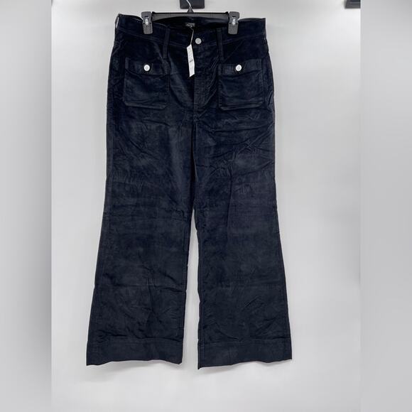 J.Crew Wide-leg velvet Sailor trouser - Picture 4 of 4